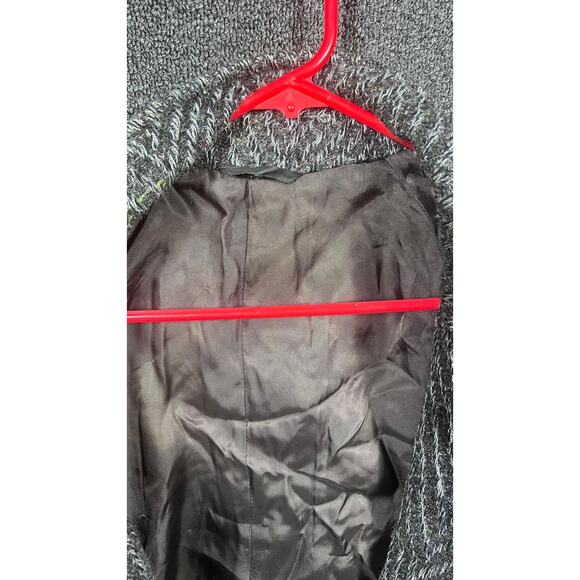 VTG Neiman Marcus Coat Mens Size 48 Wool Herringbone Italian Made Overcoat 90s - Picture 5 of 15